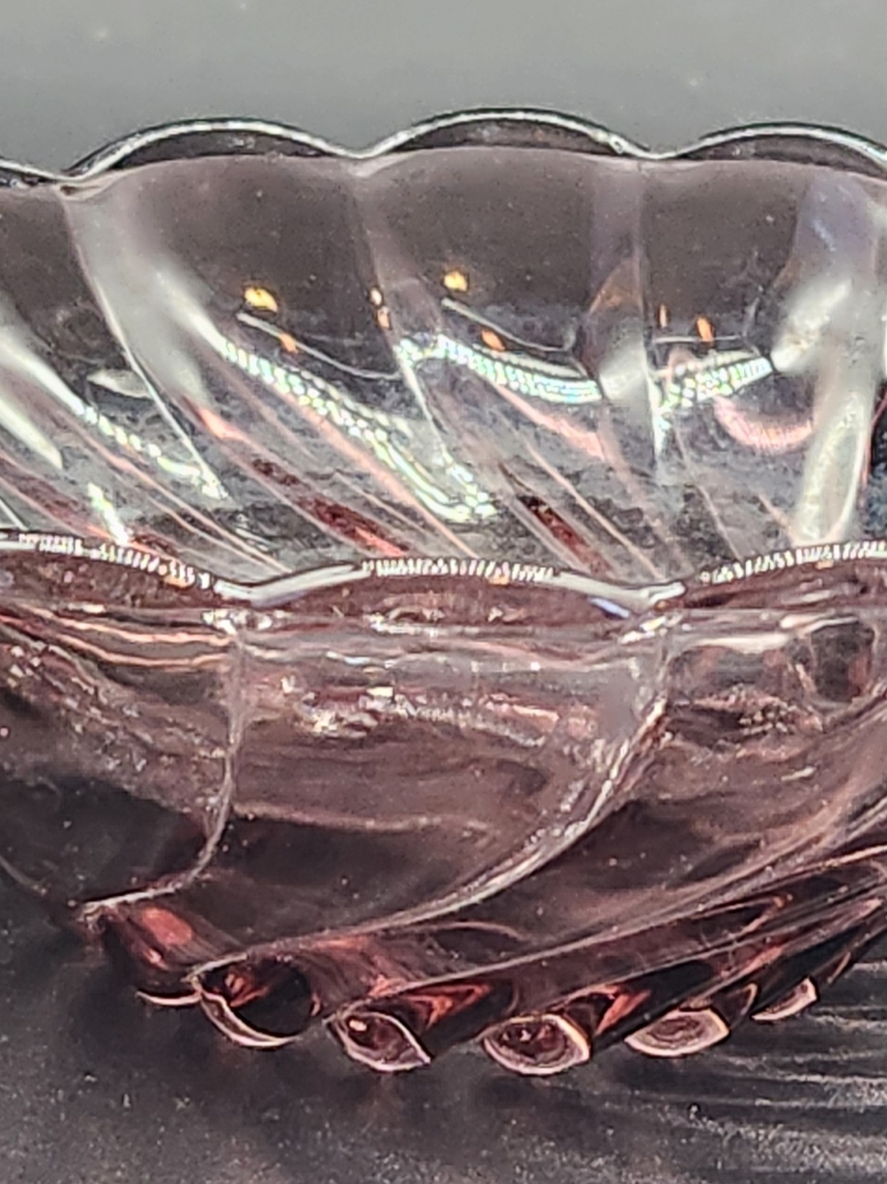 Vintage Indiana Purple Depression Glass Bowl